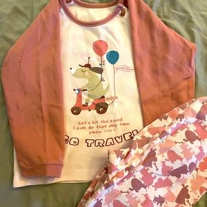“Go Travel” Pajama Set